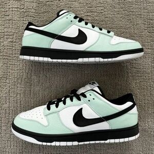 Nike Tiffany Blue Nike ID Dunk Low Sneakers (1/1)